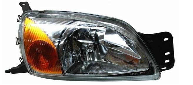 FARO FORD FIESTA 2000 AL 2002 / IKON 2001 AL 2007 / COURIER 2001 AL 2012 C/BASE ESQ AMBAR DER CNO