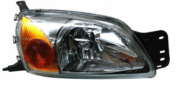 FARO FORD FIESTA 2000 AL 2002 / IKON 2001 AL 2007 / COURIER 2001 AL 2012 C/BASE ESQ AMBAR DER TYC