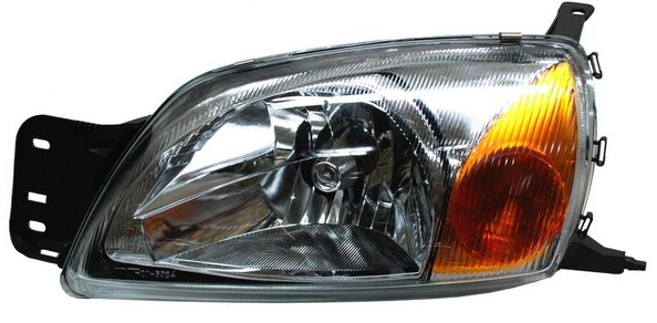[20-5924-05-2B] FARO FORD FIESTA 2000 AL 2002 / IKON 2001 AL 2007 / COURIER 2001 AL 2012 C/BASE ESQ AMBAR IZQ TYC