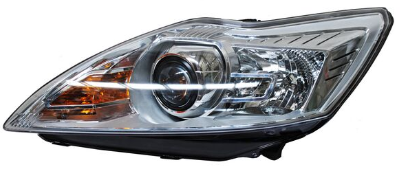 FARO FORD FOCUS 2009 AL 2011 FONDO CROM C/LUPA IZQ TYC