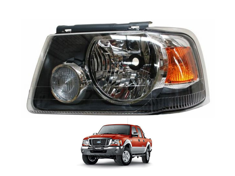 FARO FORD RANGER 2005 AL 2009 FONDO NEG IZQ TYC