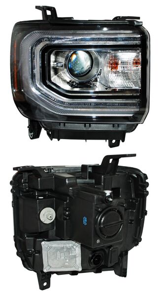 [20-9937-A0-1A] FARO GMC SIERRA 2016 AL 2018 FONFO CROM P/XENON DER TYC
