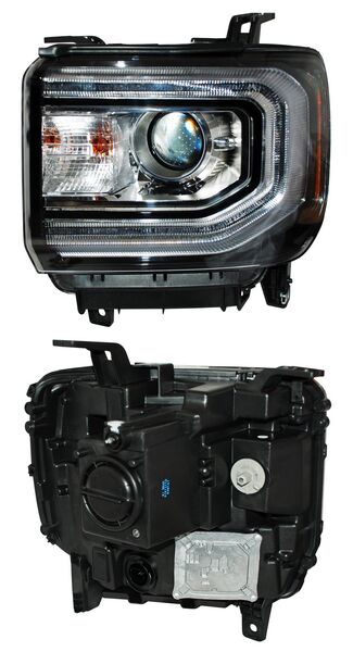 FARO GMC SIERRA 2016 AL 2018 FONFO CROM P/XENON IZQ TYC