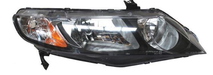 FARO HONDA CIVIC 2006 AL 2011 4 PTAS HIBRIDO DER TYC