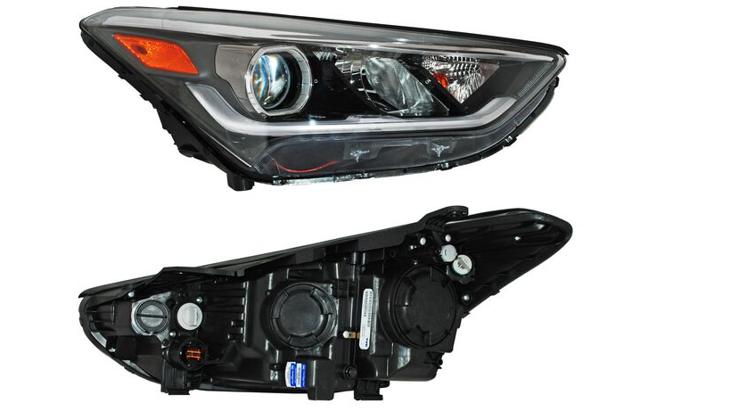 FARO HYUNDAI SANTA FE 2017 AL 2018 DER TYC