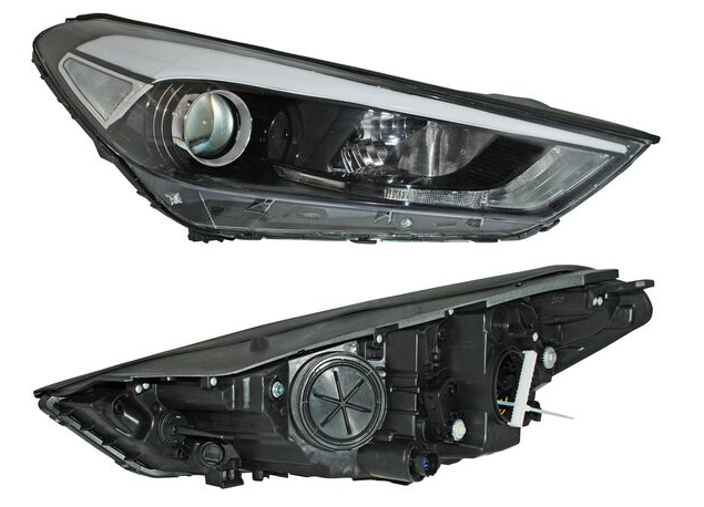 FARO HYUNDAI TUCSON 2016 AL 2017 ELECT C/MOTOR DER TYC