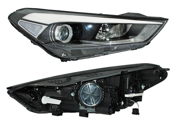 [20-F397-06-2B] FARO HYUNDAI TUCSON 2016 AL 2018 ELECT C/MOTOR LEDS DER TYC
