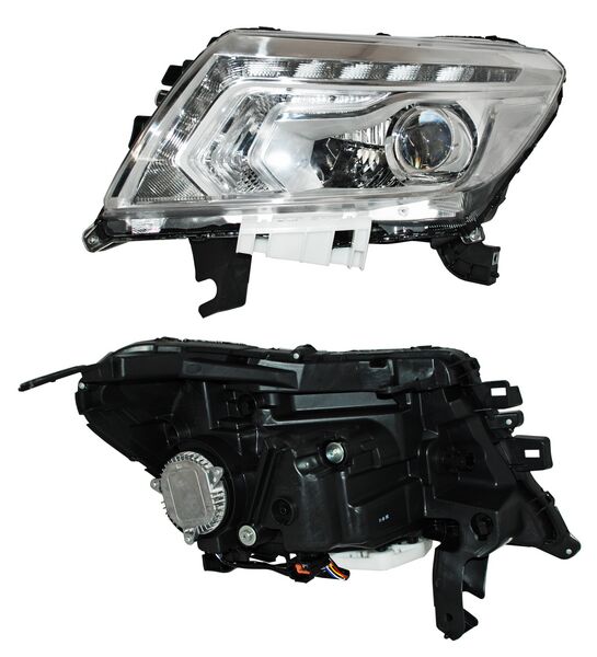 FARO NISSAN PICK UP NP300/ FRONTIER 2016 AL 2020 FONDO CROM LEDS IZQ TYC PU