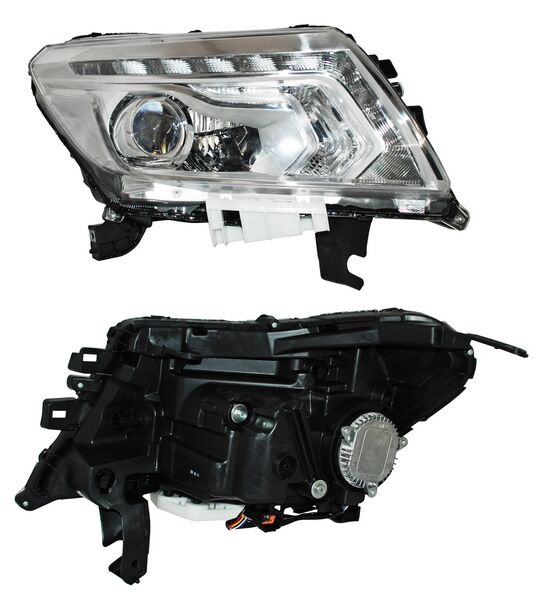 [20-E765-06-2B] FARO NISSAN PICK UP NP300/ FRONTIER 2016 AL 2020 FONDO CROM LEDS DER TYC PU