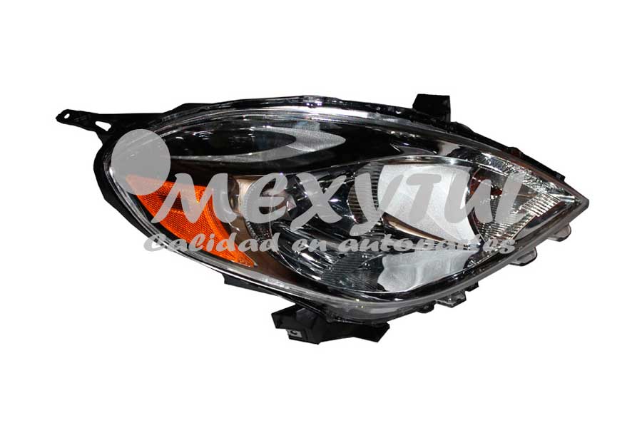 FARO NISSAN VERSA 2012 AL 2014 AMER C/CUARTO AMBAR DER TYC *R