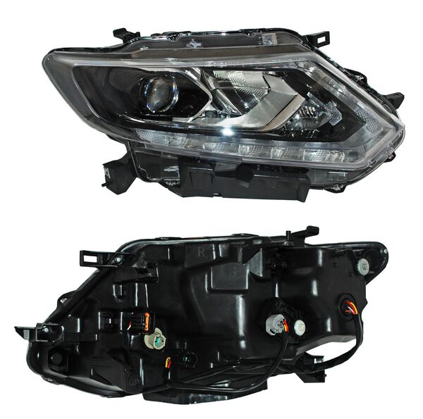 [20-G605-06-2B] FARO NISSAN XTRAIL 2015 AL 2017 ELECT C/MOTOR C/LUPA LEDS DER TYC