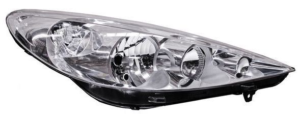 [20-C181-06-6B] FARO PEUGEOT 207 2008 AL 2013 FONDO CROM DER TYC