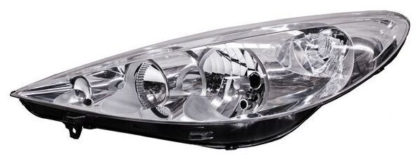 [20-C182-06-6B] FARO PEUGEOT 207 2008 AL 2013 FONDO CROM IZQ TYC