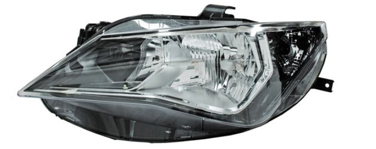 [20-E374-05-2B] FARO SEAT IBIZA 2013 AL 2014 DOBLE AS FONDO CROM C/MOTOR IZQ TYC
