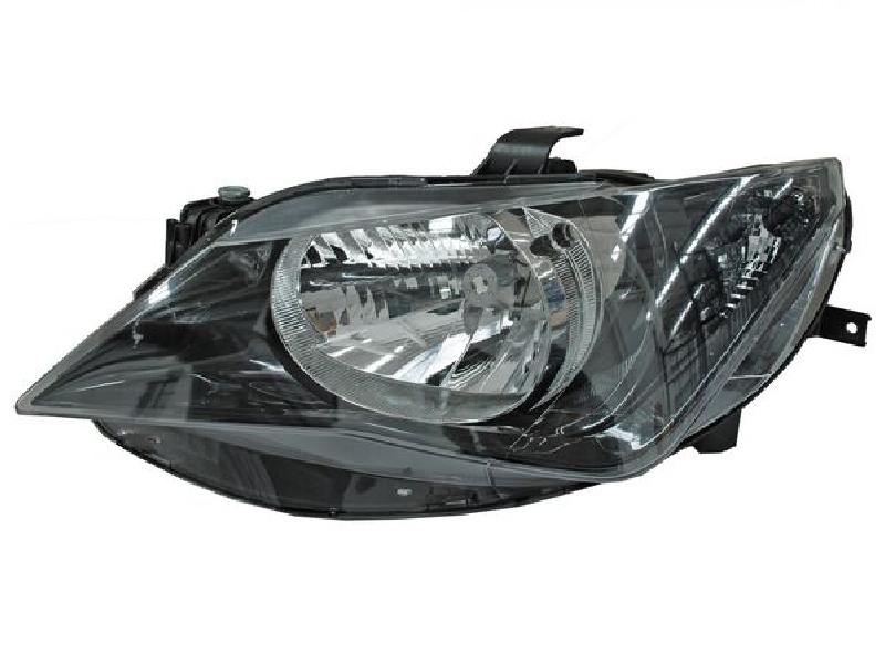 [20-E372-05-2B] FARO SEAT IBIZA 2013 AL 2016 UN AS FONDO NEG C/MOTOR IZQ TYC