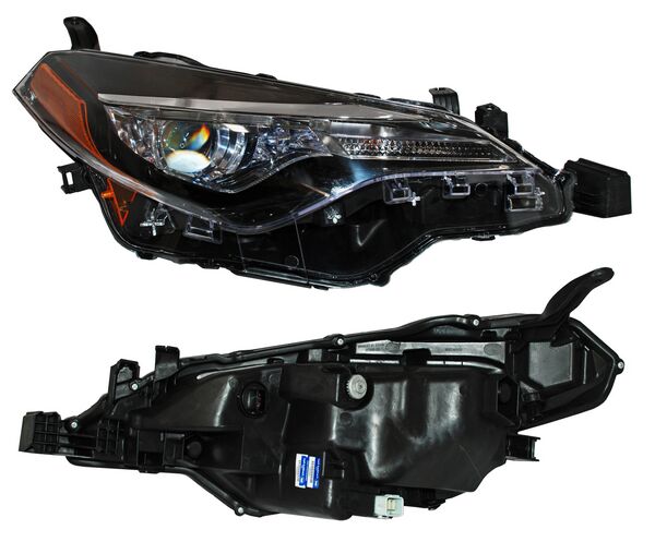 FARO TOYOTA COROLLA 2017 AL 2019 LE C/BASE LEDS DER TYC