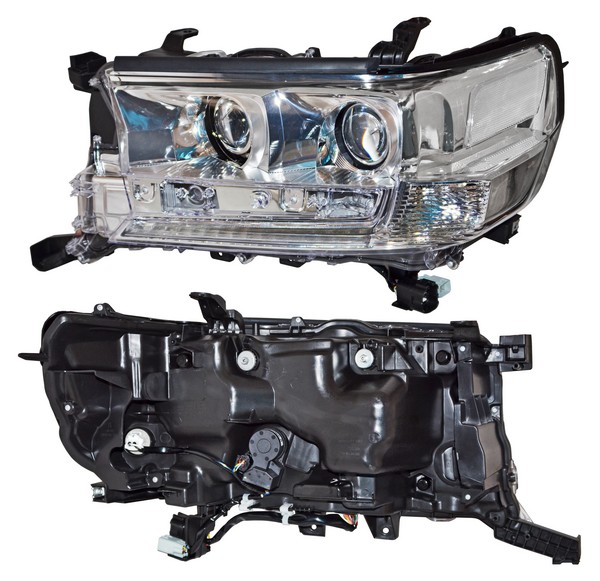 [20-F856-06-2B] FARO TOYOTA LAND CRUISER 2017 AL 2020 ELECT C/ MOTOR LEDS IZQ TYC