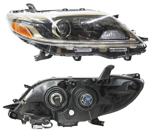 FARO TOYOTA SIENNA 2015 AL 2019 FONDO NEG DER TYC