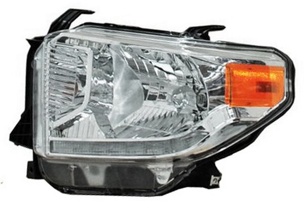 FARO TOYOTA TUNDRA 2014 AL 2016 FONDO CROM C/MOTOR LEDS IZQ TYC