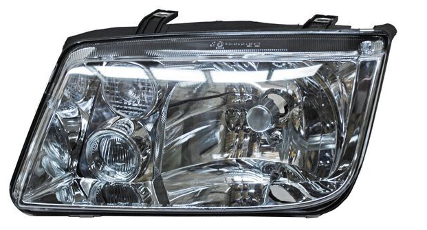 FARO VOLKSWAGEN JETTA 1999 AL 2007 C/CUARTO BCO C/LUPA IZQ CN+