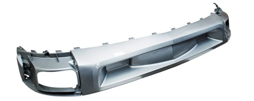 [FACH-PU12-PL73] DEFENSA CHEVROLET PU 12 AL 13 PLATA S/HOYO P/FARO AUX INF DEL