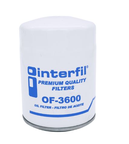 FILTRO ACEITE INTERFIL CHRYSLER PT CRUISER DE 2003A 2009/DODGE TRUCK DAKOTA DE 2004 A 2008//RAM 1500 1/2 TON -PICKUP DE 2002 A 2008/