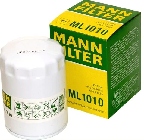 FILTRO ACEITE CADILLAC ALLANTE DE 1993 4.6 V8 BUICK ALLURE DE 2005 AL 2006 3.6 V6 DEVILLE DE 1994 AL 2005 4.6 V8 DTS DE 2006 AL 2011 4.6 V8 ELDORADO DE 1994 AL 2002 4.6 V8 ESCALADE DE 1991 AL 2002 6.0 5.3 V8 DE 1991 AL 2002 LEETWOOD DE 1993 4.9 V8 SEVILLE DE 1995 AL 2004 4.6 V8 SRX DE 2004 4.6 V8 MANN FILTER COD. ML-1010(122844)
