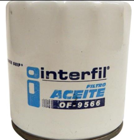 FILTRO ACEITE FORD ECOSPORT DE 2010 AL 2011 L4 2.0 2.3 INTERFIL COD. OF-9566(111892)