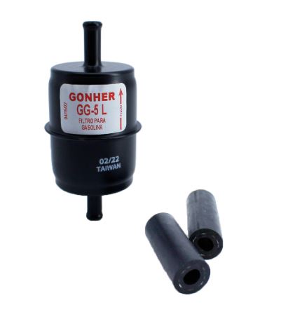 FILTRO GASOLINA ISUZU PU DE 1993 AL 1994 4CIL 2.3L / CHEVROLET CELEBRITY DE 1982 AL 1986 V6 2.8L / CITATION DE 1983 AL 1985 V6 2.8L / SUBURBAN DE 1987 AL 1989 V8 5.7L / CHRYSLER DART DE 1978 AL 1982 6CIL 3.7L / D-100-350 DE 1975 AL 1991 V8 5.2L/5.9L / DE 1979 AL 1980 6CIL / DE 1971 AL 1979 V8 / DE 1979 V8 / DODGE DART DE 1968 AL 1976 V8 5.2L / DE 1967 AL 1969 6CIL 3.7L / MERCURY GRAND MARQUIS DE 1982 AL 1984 V8 5.8L / VAM-AMC AMERICAN DE 1963 AL 1969 6CIL / AMX DE 1974 AL 1976 6CIL 4.2L / CLASSIC DE 1964 AL 1965 DE 1964 AL 1965 V8 / GRAND WAGONEER DE 1970 AL 1986 6CIL 4.2L / GLIN DE 1964 AL 1979 6CIL 4.2L / JEEP DE 1974 AL 1984 6CIL 4.2L / WAGONEER DE 1970 AL 1986 6CIL 4.2L (INTERFIL- FGI-04) GONHER COD. GG-5L