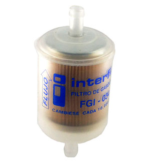 FILTRO GASOLINA DODGE DART DE 1961 AL 1973 V8 L6 FORD FIESTA DE 1998 AL 2002 1.4L L4 IKON DE 2000 AL 2007 1.6L L4 INTERFIL COD. FGI-34(111690)