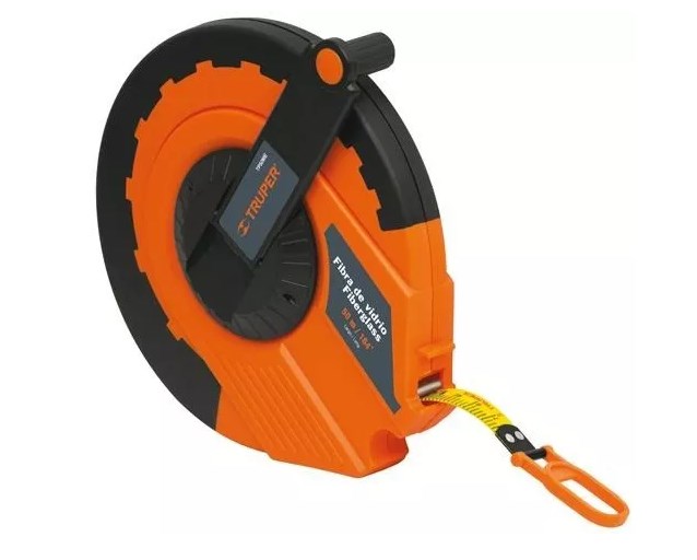 FLEXOMETRO CARCASA PLASTICA 50 M METALICA TRUPER COD. 12640 TP50ME(135649)