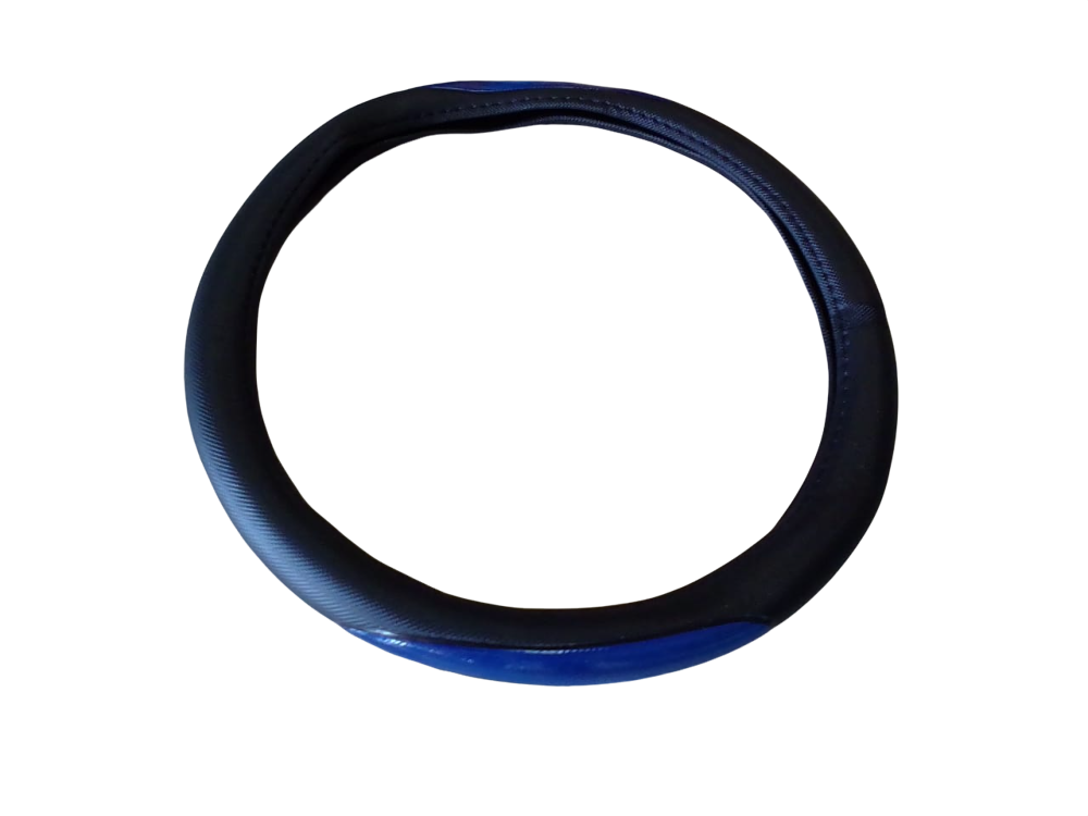 FUNDA VOLANTE NEG C/REFLEJANTE AZUL 