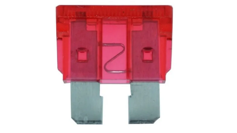 [EGFUS10AMCLRO] FUSIBLE CLAVIJA ESTANDAR 10 A ROJO (112925)
