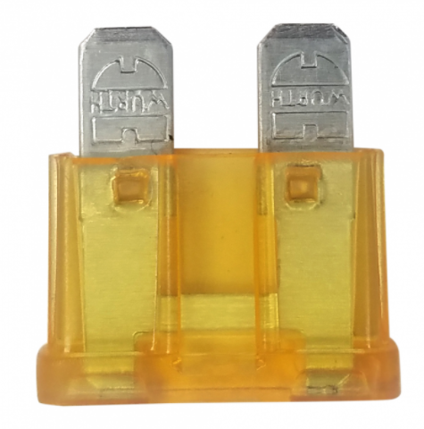 FUSIBLE CLAVIJA ESTANDAR 40 A NARANJA / MORADO (114994)