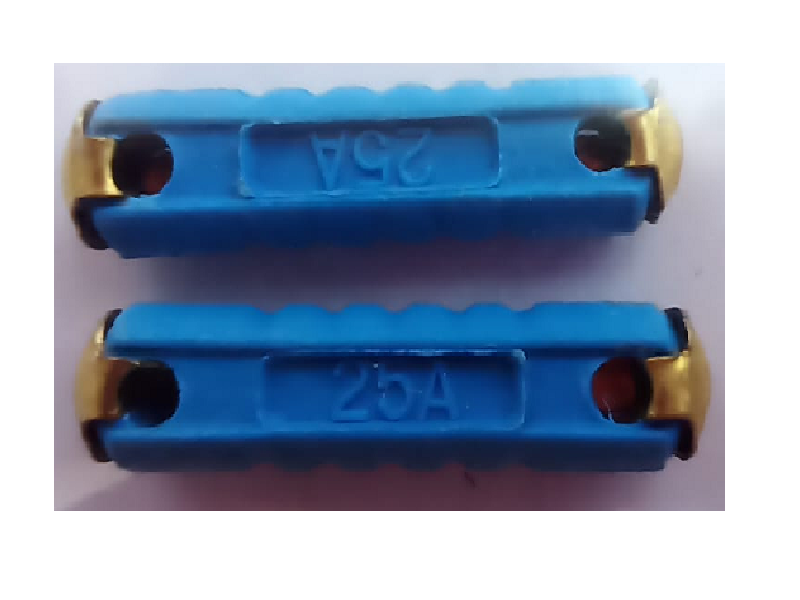 FUSIBLES VOLKSWAGEN SEDAN/NISSAN DATSUN 25 A AZUL 2PZAS