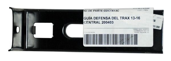 [GDCTX13C] GUIA FASCIA (DEFENSA) CHEVROLET TRAX 13-16 DEL CENT