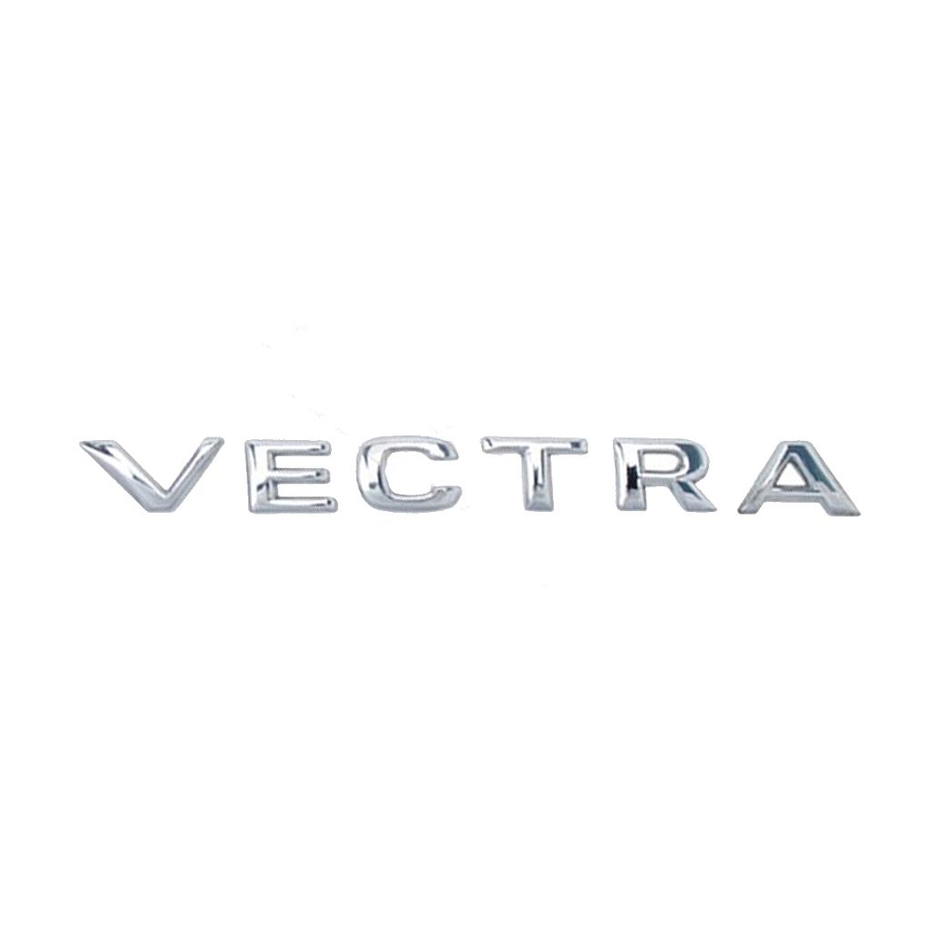[VECHEINLET] INSIGNIA ORIGINAL CAJUELA LETRAS CHEVROLET VECTRA DE 2005 AL 2006 C/ADHERIBLE 18.3X1.9CM CROM 1 PZA ( C-091)