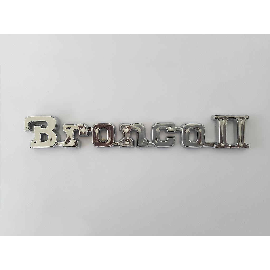 INSIGNIA ORIGINAL FORD BRONCO II DE 1983 AL 1988 LETRAS LAT ( F-072)