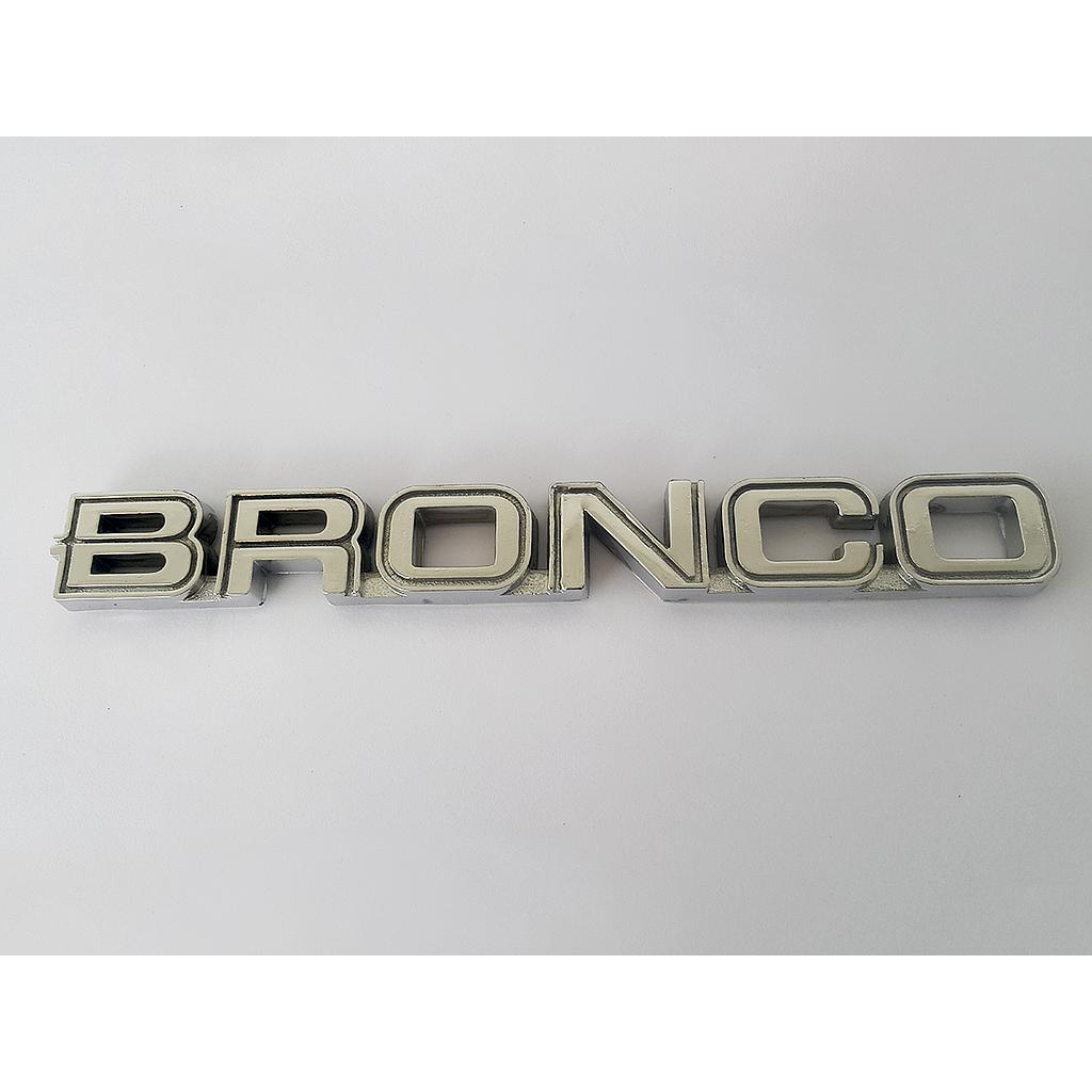 INSIGNIA ORIGINAL FORD BRONCO LETRAS LAT ( F-071)