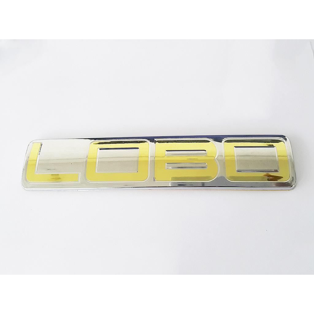 [LOFORIN04LEDOL] INSIGNIA ORIGINAL FORD LOBO DE 2004 AL 2008 LETRAS DORADO LAT ( F-044)