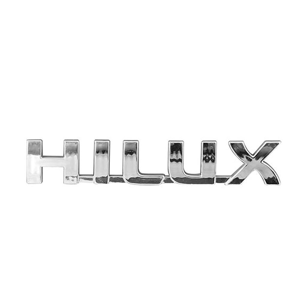 [HITOYIN15LE] INSIGNIA ORIGINAL LETRAS TRAS/LAT TOYOTA HILUX DE 2005 AL 2013 CROM ( TO-030)