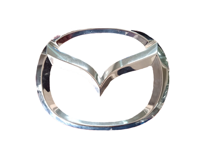 INSIGNIA ORIGINAL PARRILLA MAZDA CX9 07-09 CROM SEMINUEVA