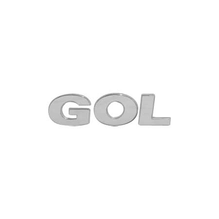 [VOGOL09INSLECR] INSIGNIA ORIGINAL VOLKSWAGEN GOL DE 2009 AL 2012 LETRAS CROMDAS 