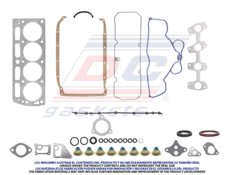 JUEGO DE JUNTAS DE MOTOR CHEVROLET CAVALIER 4L 2.2 DE 1998 AL 2002 DC COD. FS1121(114719)