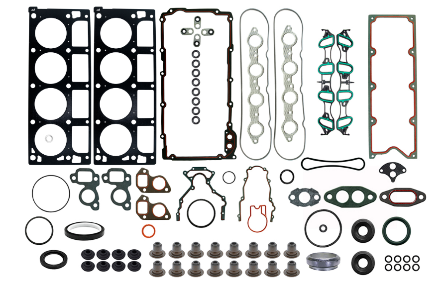 JUEGO DE JUNTAS DE MOTOR CHEVROLET PU DE 2001 AL 2008 / SUBURBAN 5.3L V8 DE 2001 AL 2008 / SILVERADO 4.8L 5.3L V8 DE 2001 AL 2008 GMC SIERRA 4.8L 5.3L V8 DE 2001 AL 2008 SELLO DE VALVULA 0.715 IN V8 5.3L 4.8L DC COD. FS1751G(114793)