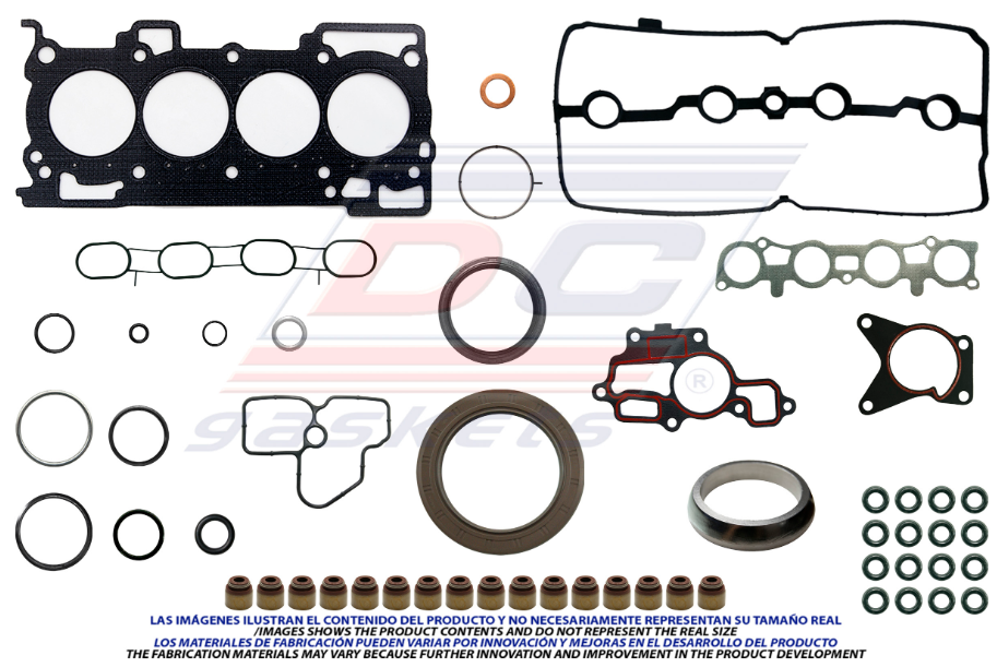 JUEGO DE JUNTAS DE MOTOR CHEVROLET PU 6L 194 230 250 292 DE 1963 AL 1990 DC COD. FS-1238(115861)