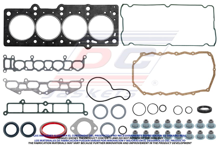 JUEGO DE JUNTAS DE MOTOR DODGE STRATUS 2.4 L4 DE 1995 AL 2001 DC COD. FS245(114810)