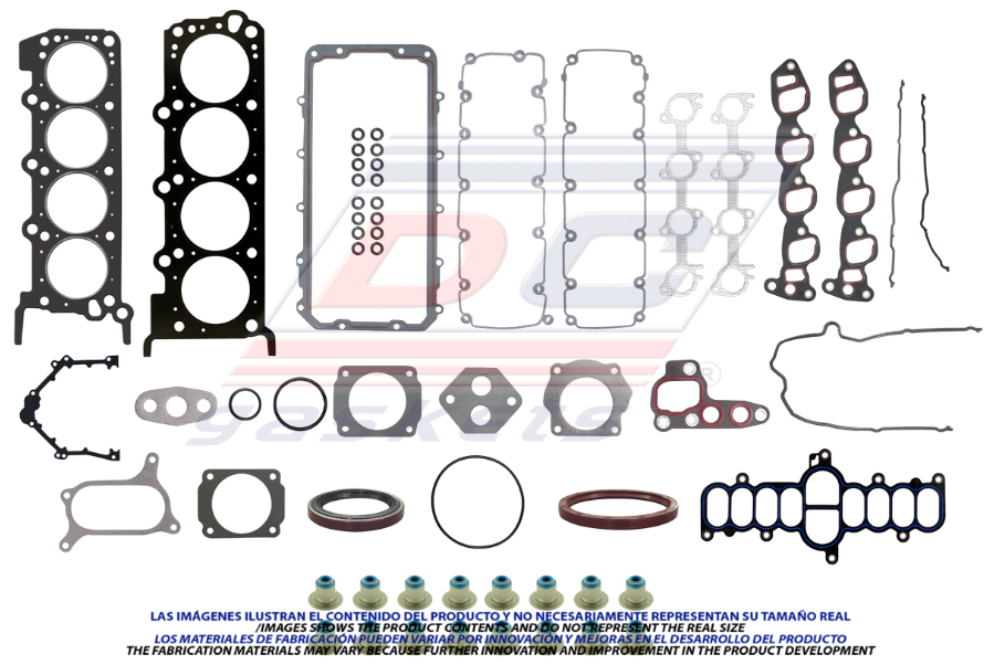 [FS3564] JUEGO DE JUNTAS DE MOTOR FORD SUPER DUTY DE 1999 AL 2003 V8 5.4L DC COD. FS3564(114838)
