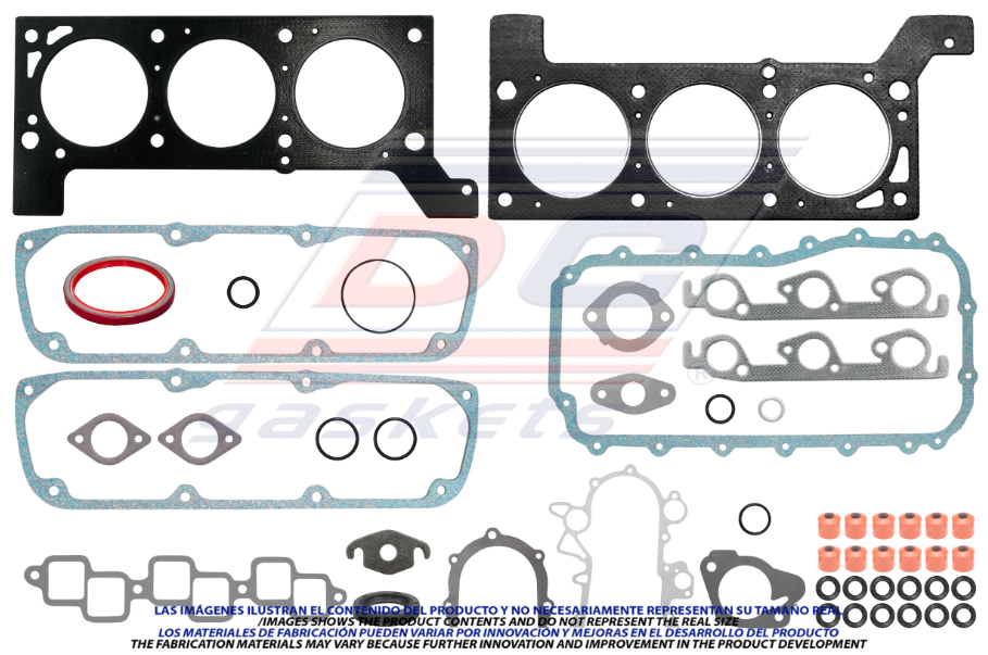 JUEGO DE JUNTAS DE MOTOR DODGE VOYAGER / CARAVAN DE 1991 AL 2001 3.3 DC COD. FS254(114813)