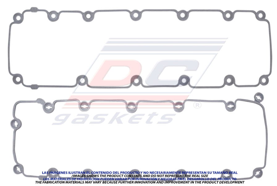 [VS3357R] JUNTA DE TAPA DE PUNTERIAS FORD CROWN VICTORIA V8 4.6 5.4 96-08 LIGA CON PERFORACION 2 PZAS DC COD. VS3357R(115482)